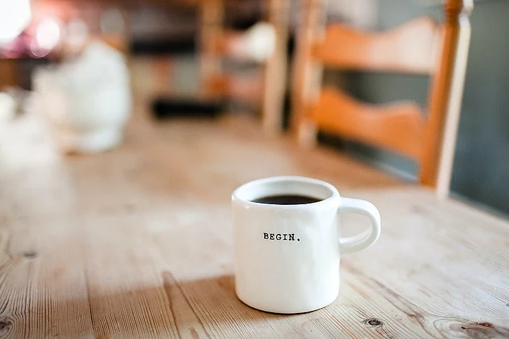 Morgenroutine im Homeoffice